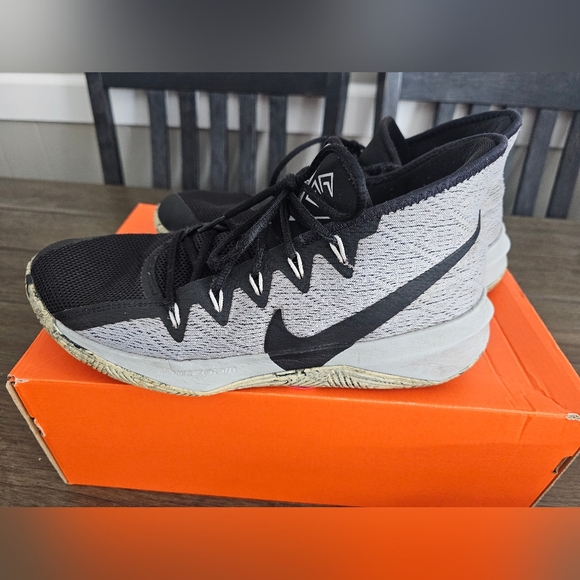 Nike Other - Nike Zoom Evidence III Black and Grey High-Top Basketball Shoes 8.5